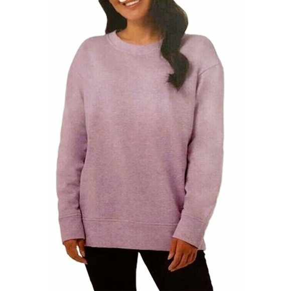 32 Degrees Cool Women's Pullover Crew Neck Sweatshirt Top Recycled Cozy Soft M - Picture 2 of 5